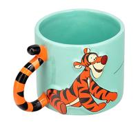 Paladone Grande tasse en céramique Disney en forme de queue de Tigrou - Sous licence officielle Winnie l'ourson - Tasse à café, thé et chocolat chaud - Cadeau de culture pop pour enfants et adultes