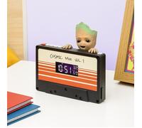 Marvel Réveil I Am Groot - Officiellement licencié, Horloge numérique avec réveil, Décor pour Fans de Super-héros, Cadeau de Collection - 14,5cm