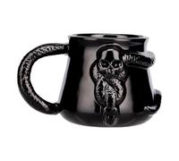 Paladone Harry Potter Mug à motif marque de Mangemort et serpent Nagini sous licence officielle 400 ml, tasse à café en céramique noire du monde des sorciers, cadeau pour adultes et fans