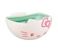 Paladone Hello Kitty Bol à goûter en céramique avec support de téléphone, sous licence officielle Sanrio Kawaii - Cadeau pour filles, femmes, enfants et adultes