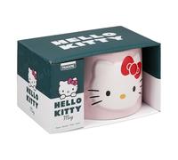 Paladone Hello Kitty - Tasse rose pastel - Sous licence officielle Sanrio - 400 ml - Grande tasse à café en céramique pour thé et chocolat chaud - Cadeau Kawaii pour filles, femmes, adolescents