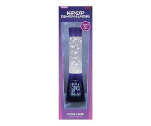 Paladone Kpop Demon Hunters Flow Lampe sous licence officielle Kpop Demon | Huntrix Veilleuse à paillettes pour éclairage d'ambiance de chambre à coucher