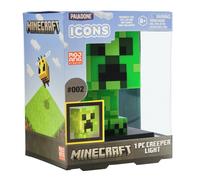 Paladone Lampe 3D Minecraft Creeper Officielle, Lampe de nuit 12 cm, à piles