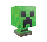 Paladone - Lampe A Piles Portable En Forme D'icone De Creeper Du Jeu Minecraft, Multicolore, Taille Unique Pp7992mcf