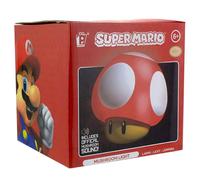PALADONE Lampe champignon Super Mario Bros Nintendo avec effets sonores, électrique, 12 cm, alimentation par piles AAA (non incluses)