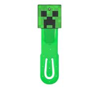 Paladone Lampe lecture LED Minecraft Creeper à clipser et marque-page, à piles, licence officielle