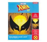 Paladone Lampe de masque Wolverine - Produit sous licence officielle Marvel, lampe murale ou autoportante X-Men, alimentée par USB ou à piles