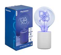 Paladone Lampe décorative LED à ampoule néon symboles PlayStation - Ampoule en verre E27, Cadeau Sony Gamer sous licence officielle, idéale pour la chambre, la maison, la décoration de salle de jeux