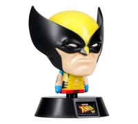 Paladone Lampe en Forme d'icône Wolverine - Produit sous Licence Officielle Marvel - Lampe en Forme de Personnage X-Men pour Table de chevet ou décoration de Bureau - Alimentation par Piles Disney à