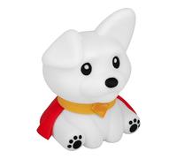 Paladone Lampe en silicone SquishyGlo Superman Krypto The Superdog sous licence officielle DC Comics pour enfants, adolescents et adultes, décoration de chambre à coucher, produit de super-héros à