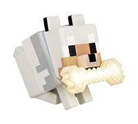 Paladone Lampe LED 3D sous licence officielle Minecraft Wolf GloBuddies, Appuyez pour changer de couleur, produit Gaming, alimentation par piles