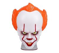 Paladone Lampe masque Pennywise - Officiellement licencié, Lampe murale ou à poser, Décor d'Halloween, Cadeau pour fans de films d'horreur, USB inclus - 18cm