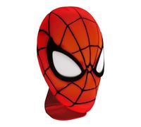 Spider-Man Paladone Lampe Masque Officiellement licencié Disney, Lampe de Bureau ou Murale Marvel, Fonctionne Via USB, Cadeau pour Fans du multivers, Red