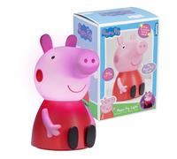 Peppa Pig Paladone Lampe avec son - Veilleuse sous licence officielle pour bébé, accessoires et décoration pour chambre d'enfant