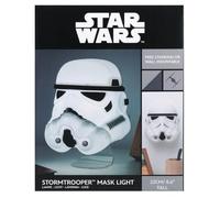 Paladone Lampe Star Wars Stormtrooper Masque de Stormtrooper - Produit sous licence officielle Disney, à fixer au mur ou sur pied - Lampe à piles ou USB