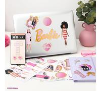 Paladone Autocollants réutilisables Barbie – Lot de 22 à décorer avec des accessoires amusants