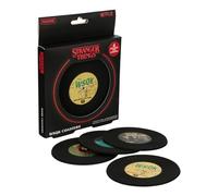 Paladone Lot de 4 dessous de verre Stranger Things 5 Wsqk en PVC lisse multicolore