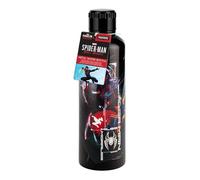 Paladone Miles Morales Spider-Man Bouteille d'eau en métal sous licence officielle Marvel Superhero 500 ml Bouteille isotherme réutilisable en acier inoxydable pour l'école, le sport, le travail