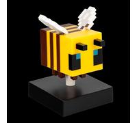Paladone Minecraft Bee Icon Light - Figurine lumineuse de 11 cm pour chambre à coucher ou espace de jeu - Lampe à piles douce et lueur