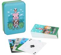 Paladone Minecraft Boîte de cartes à jouer sous licence officielle, jeu de cartes standard pour garçons et filles, coffret cadeau et marchandise