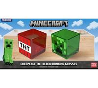 Paladone Minecraft - Creeper ET TNT - GOBELETS en Verre