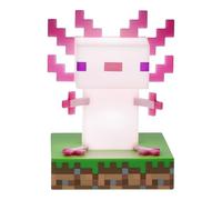 Paladone Minecraft Officially Licensed Axolotl Free Standing Desk Light, Gaming Room Decor and Merchandise for Boys and Girls, Nightlight Gift Accessory for Playroom and Bedroom
