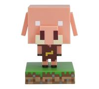 Paladone Minecraft Piglin Mini lampe LED sous licence officielle pour chambre d'enfant, salle de jeux et décoration d'intérieur, alimentée par piles