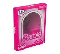 Paladone Miroir Mural Lumineux LED Barbie, décoration Officielle Mattel pour la Maison et la Chambre des Filles, Adolescentes et Femmes, Lampe Rosa alimentée par USB