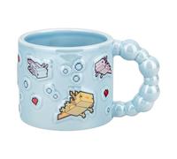 Paladone Mug Axolotl Minecraft en céramique – relief et forme bulle – 400 ml, Produit officiel