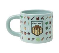 Paladone Mug Minecraft, grande tasse à café en céramique 400 ml sous licence officielle, détails en relief, produit de jeu vidéo pour joueurs et collectionneurs, thé, chocolat chaud