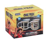 Paladone Mug thermo-réactif One Piece Wanted, Pirates au chapeau de paille, 350