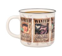 Paladone Mug thermo-réactif One Piece Wanted, Pirates au chapeau de paille, 350 ml, produit sous licence officielle, mug pour boissons chaudes, cadeau pour les fans de pop culture.