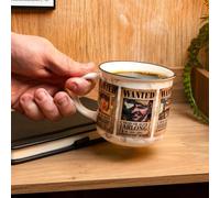 Paladone Mug thermo-réactif One Piece Wanted, Pirates au chapeau de paille, 350 ml, produit sous licence officielle, mug pour boissons chaudes, cadeau pour les fans de pop culture.