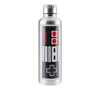 Bouteille d'Eau Métal NES Nintendo - Cadeau Rétro Gaming Officiel, Acier Inoxydable pour Boissons Chaudes & Froides 400ml
