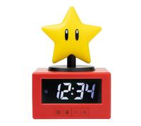 Paladone Nintendo® Super Star Icon Réveil et veilleuse 15 cm Alimenté par Piles, sous Licence Officielle