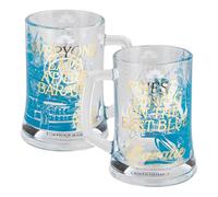 Paladone Chope en verre One Piece Baratie 500 ml avec poignée – Sous licence officielle Netflix