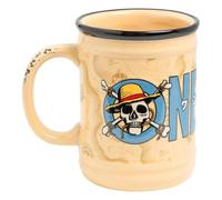 One Piece Tasse en céramique sous licence officielle Netflix, décoration pirate et cadeau, accessoire de bureau pour tous les âges, verres à café et thé pour les fans de la série, 350 ml Paladone