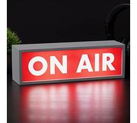 Paladone Panneau ON AIR, Lumière LED pour Vloggers, Décor Studio Streaming, Lumière Cool pour Chambre, Fonctionne sur Piles