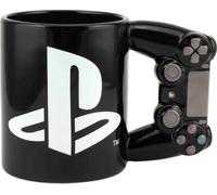 Paladone Playstation 4. génération Controller Tasse - Tasse à café en céramique pour gamers, 550 millilitres, noir, 1 pièce (paquet de 1)