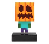 Paladone Products - Minecraft - Lampe Icons Zombie Jack O Lantern 10 cm