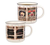 Paladone Mug thermo-réactif One Piece Wanted – Pirates au chapeau de paille, 350ml