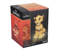 Paladone Simba Lampe en forme de 3D - Produit sous licence officielle Le Roi Lion, veilleuse Disney pour table de chevet ou