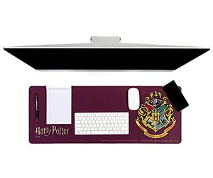 Paladone Sous-main Harry Potter avec blason de Poudlard - 40 cm x 80 cm - Gris - Taille unique PP8824HP