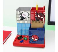 Paladone Spiderman Organiseur de bureau sous licence officielle de bande dessinée, décoration et cadeau, accessoire de bureau et de table de super-héros Marvel nostalgique