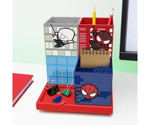 Paladone Spiderman Organiseur de bureau sous licence officielle de bande dessinée, décoration et cadeau, accessoire de bureau et de table de super-héros Marvel nostalgique