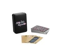 Paladone – Jeu de cartes Squid Game illustrées – Officiellement sous licence Netflix – Boîte métal