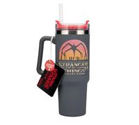 Paladone Stranger Things 5 Accordeur isotherme avec paille, capacité de 900 ml