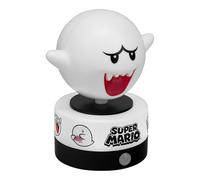 Paladone Super Mario Boo Veilleuse avec détecteur de mouvement et veilleuse sous licence officielle Nintendo LED et alarme de sécurité pour chambre d'enfant, adolescent, maison, idée cadeau
