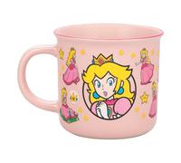 Paladone Super Mario Mug rose en céramique pour boissons chaudes Princesse Peach qui change avec la chaleur, 300 ml, sous licence officielle Nintendo, cadeau pour joueur, collection Pop Culture
