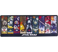 Tapis de Bureau Star Wars - Marchandise Officielle, Tapis Clavier & Souris, Antidérapant, Grand Tapis pour Configuration de Jeu
